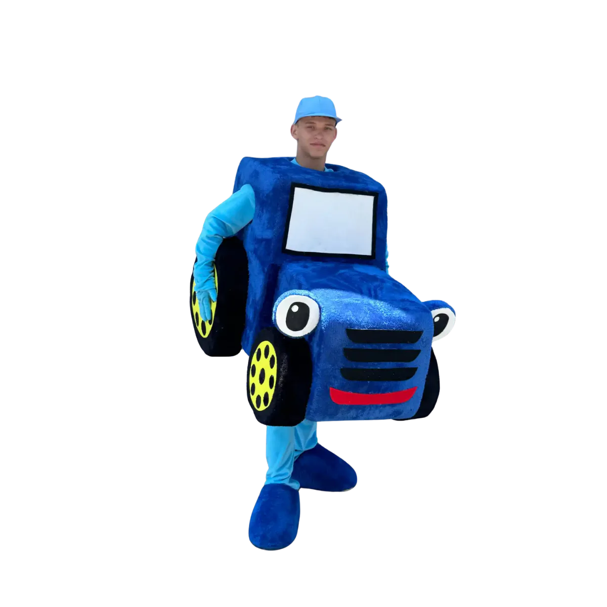Синий трактор